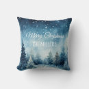 Buscar paisaje del invierno cojines Bosque