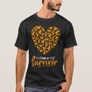 Buscar superviviente de la leucemia camisetas Mariposa