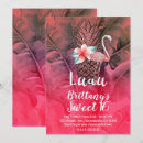 Buscar hawaiano invitaciones Floral