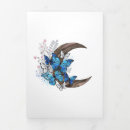 Buscar polilla de luna tarjetas Azul