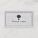 Buscar logotipo del árbol tarjetas de visita Jardinero