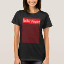 Buscar papel higiénico camisetas Rojo