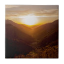 Buscar mountains azulejos Puesta de sol