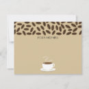 Buscar café tarjetas e invitaciones Cafeína