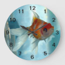 Buscar peces relojes de pared Pez dorado