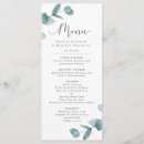Buscar verde verde azulado boda menus Invitados