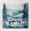 Buscar caballo azul puzzles Navidades