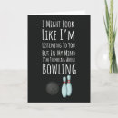 Buscar bola de bolos tarjetas General y unisex