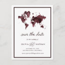 Buscar travel wedding invitaciones Mapa del mundo