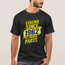 Buscar cumpleaños 1962 camisetas Mujeres