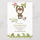 Buscar del mono invitaciones de cumpleaños General y unisex