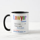 Buscar estudiante de derecho tazas Humor