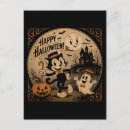Buscar gato retro postales Calabaza