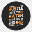 Buscar hustle pegatinas Negro