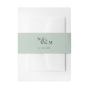 Buscar verde menta cintas para invitaciones Minimalista