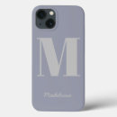 Buscar gris púrpura iphone fundas Monograma