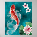 Buscar peces koi posters Asiático