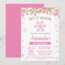 Buscar el nevar invitaciones Copo de nieve