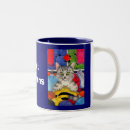 Buscar gato del dibujo animado tazas Gatito