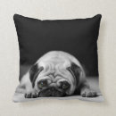 Buscar puño cojines Perro de pug