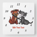 Buscar gatitos relojes de pared Perro