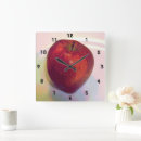 Buscar manzana roja relojes de pared Manzanas
