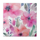 Buscar flores pintadas azulejos Acuarela
