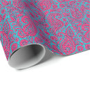 Buscar paisley papel de regalo Turquesa