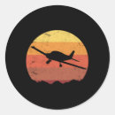 Buscar pasajero pegatinas Avión de pasajeros