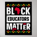 Buscar educador posters Negro