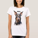 Buscar doberman negro camisetas Inscher