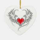 Buscar alas del ángel adornos Corazón