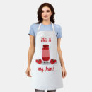 Buscar fruta del dibujo animado delantales General y unisex