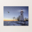 Buscar paisajes del invierno puzzles Faro