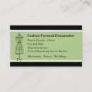 Buscar modista tarjetas de visita Diseñador