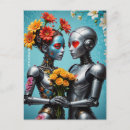 Buscar robot lindo postales Adorable