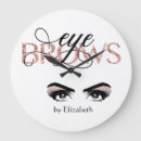 Buscar pestañas relojes de pared Oro rosa