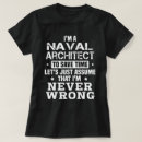 Buscar navales camisetas Arquitecto naval