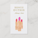 Buscar palillos tarjetas de visita Artista de maquillaje
