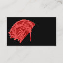 Buscar tocados tarjetas de visita Nativo