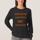Buscar propiedad privada camisetas Privado