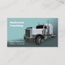 Buscar camión blanco tarjetas de visita Transporte