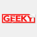Buscar geeky pegatinas parachoque Divertido