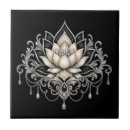Buscar flores del loto azulejos Flor de loto