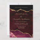 Buscar borgoña boda invitaciones Formal