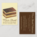 Buscar ópera tarjetas de visita Pastelería