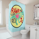 Buscar dinosaurio cortinas de baño Adorable