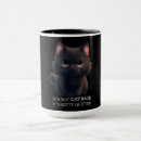 Buscar gatos negros lindos tazas Señora de los gatos