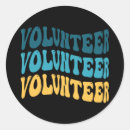 Buscar voluntario pegatinas Iglesia