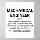 Buscar ingenieros posters Ingeniero mecánico